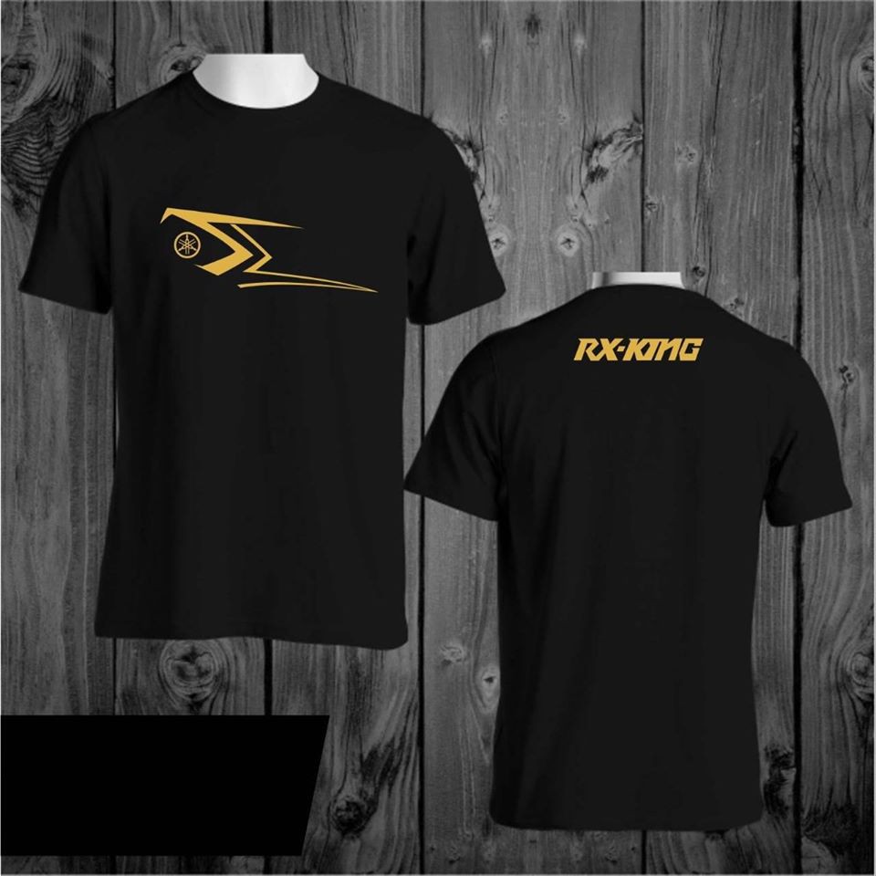 KAOS EXLUSIVE YAMAHA RX KING EMAS - FASHION MOTOR PRIA WANITA