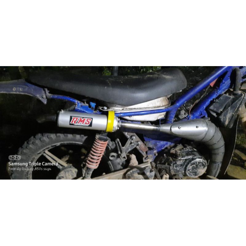 Knalpot udang fizr trail poswan Fiz r F1zr F1z r Force 1 Satria 2 Tak Trail Rx King Trail Rxz Rgr