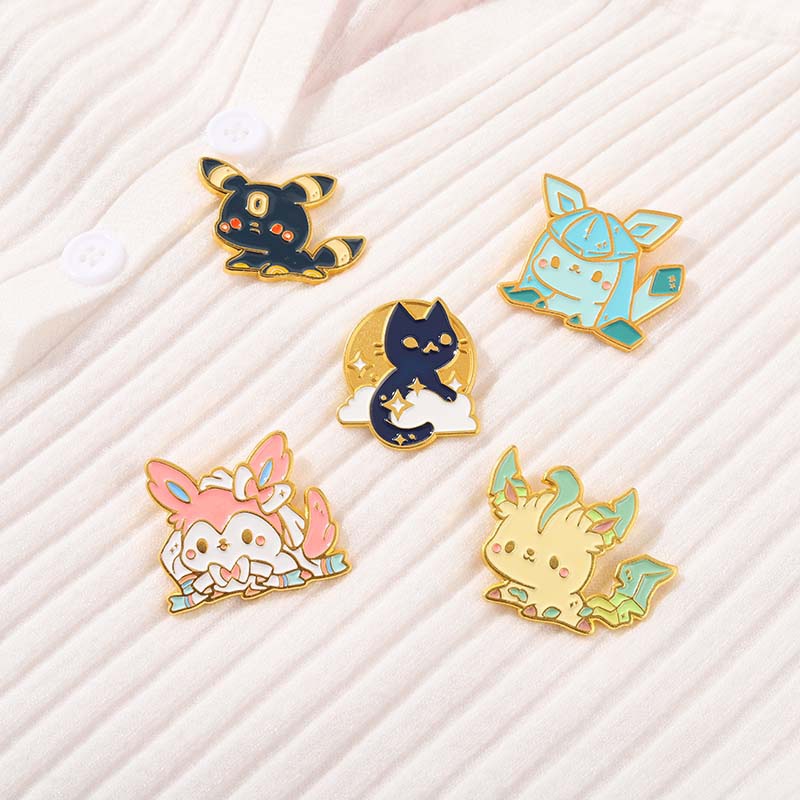 Bros Pin Enamel Bentuk Kartun Anime Elves Untuk Hadiah Penggemar