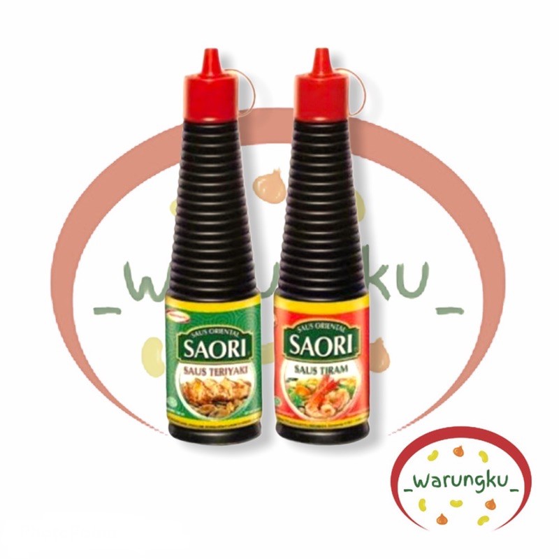 SAORI 133ml Botol KECIL Saos Teriyaki Tiram Lada Hitam