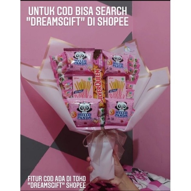

Bucket / Bouquet / Buket Snack Murah / isi random dreamsgift