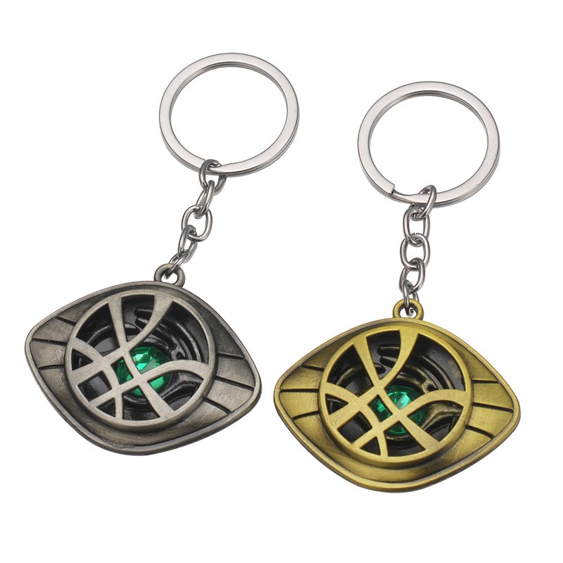 1pc Gantungan Kunci Desain The Avengers Doctor Strange Marvel Bahan Metal Untuk Dekorasi