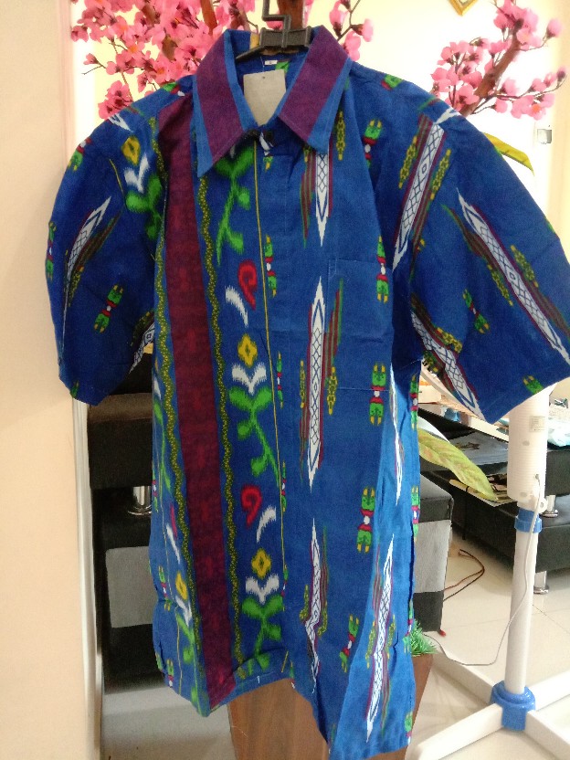 Pandawa Kemeja Batik Pria M.l.xl.xxl Lengan Pendek