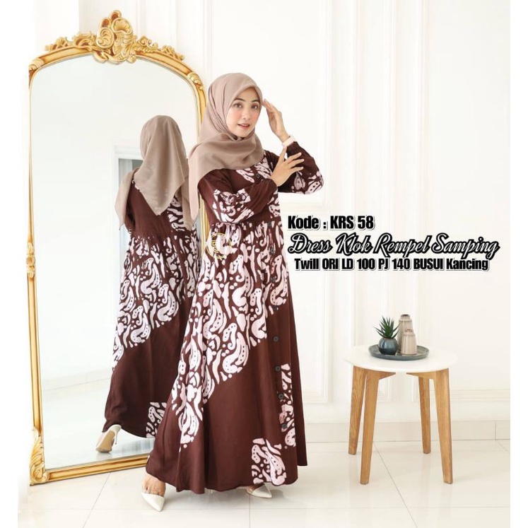 gamis elzhaf KRS 58 twill original