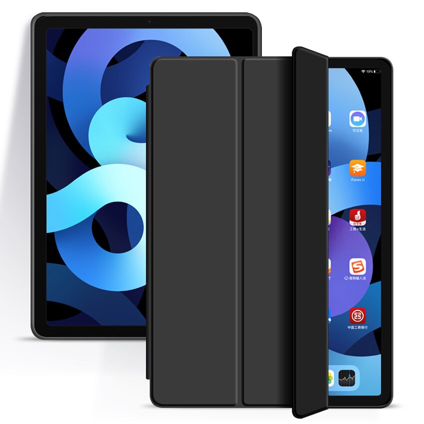 Soft Case Bahan Silikon Tpu Kulit Pu Untuk Ipad 9 2021 Mini 6 8.3 Air 4 10.9 2020 Pro11