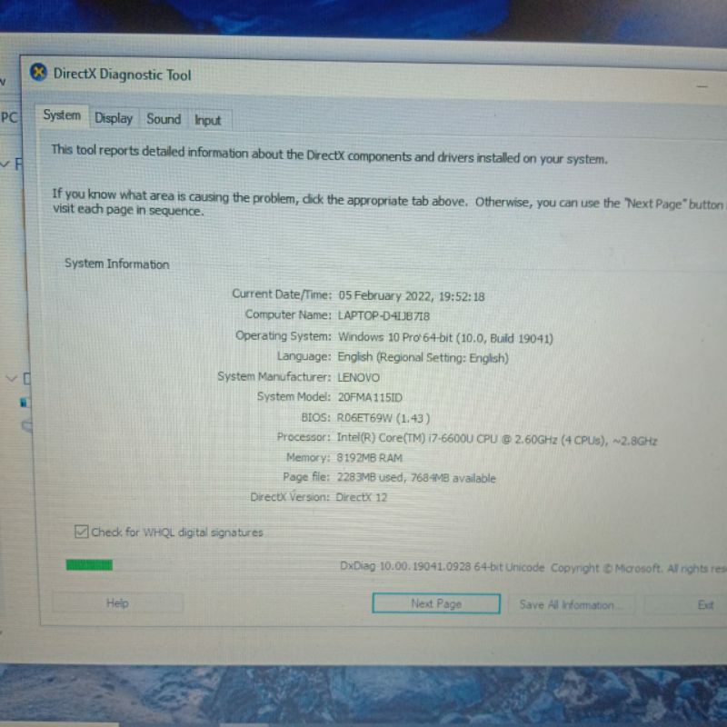 Laptop Lenovo Thinkpad T460 Cor i7-6600U 2.6Ghz Ram 8GB HDD 1TB Windows 10 Super slim