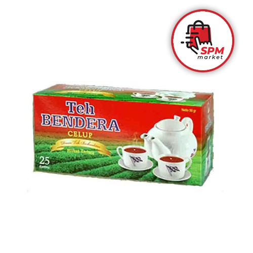 

Teh Bendera Celup Kotak (25 kantong) 1 pak isi 6 pcs