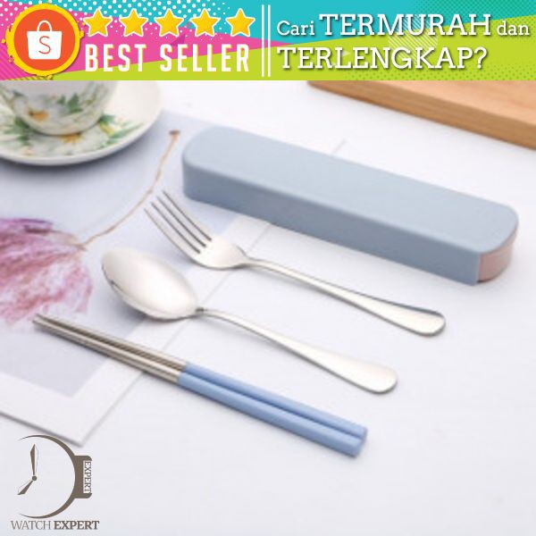 Set Sendok Garpu Sumpit Bahan Stainless Steel Untuk Souvenir Pernikahan