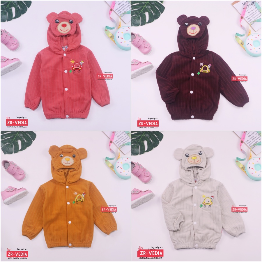 Jaket Bayi PREMIUM QUALITY  Uk 0-12 Bulan / Jaket Anak Laki Perempuan Murah Lengan Panjang Tebal