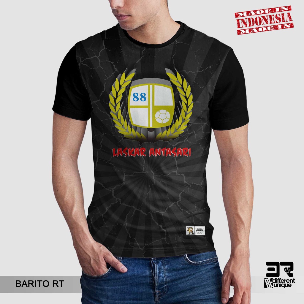 [ COD ] KAOS PRINTING GAMBAR TEAM SEPAKBOLA BARITO PUTERA RTB - BAJU SEPAK BOLA INDONESIA DISTRO ORI