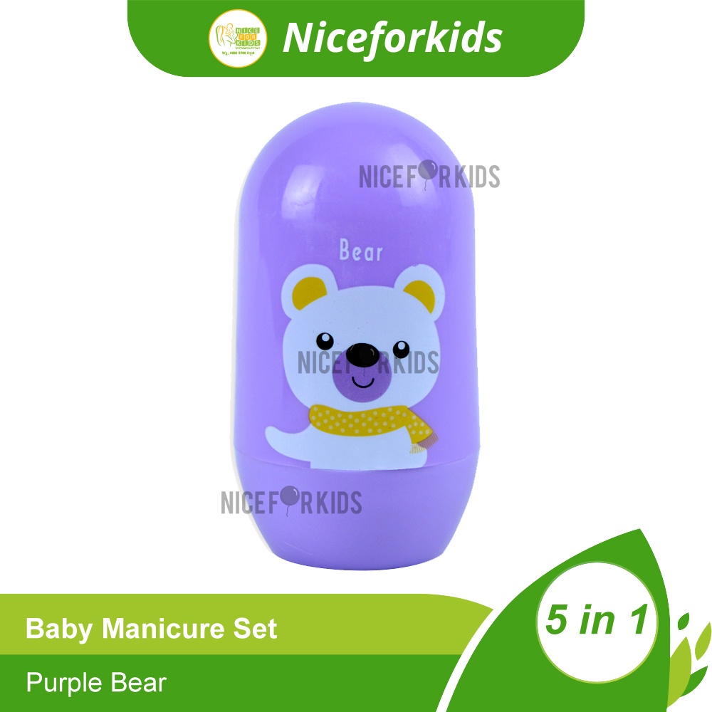 Baby Manicure Set 5 in 1 / Pemotong Kuku Bayi