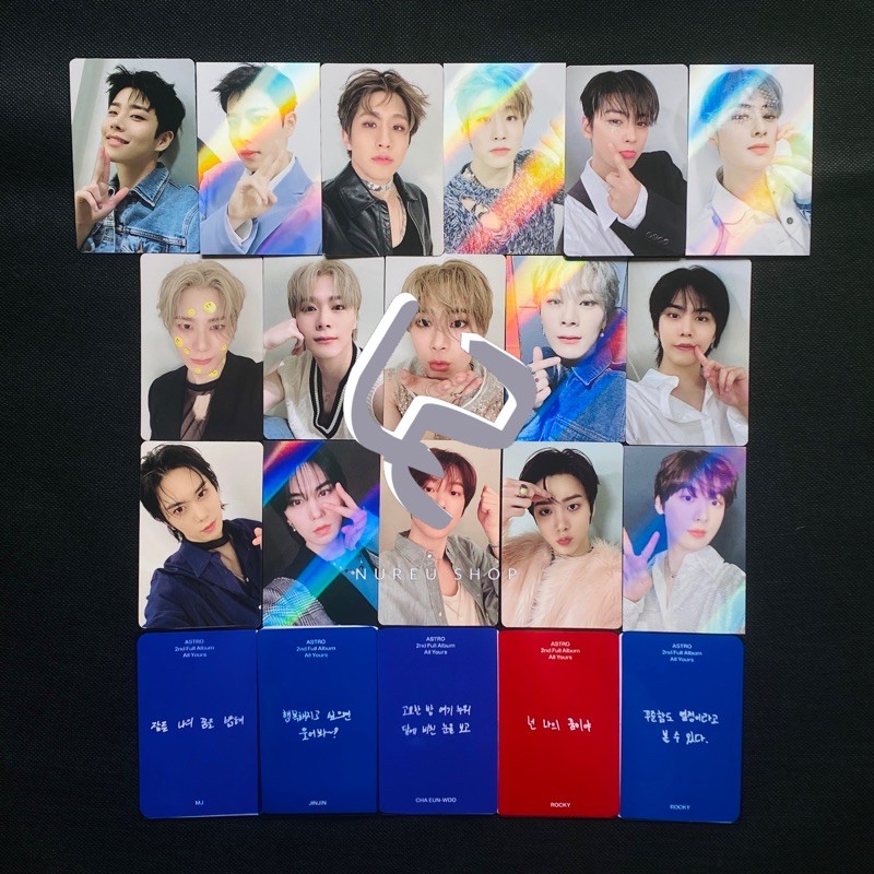 ASTRO - All Yours (Photocard Message Card Makestar : MJ Jinjin Eunwoo Moonbin Rocky Sanha)