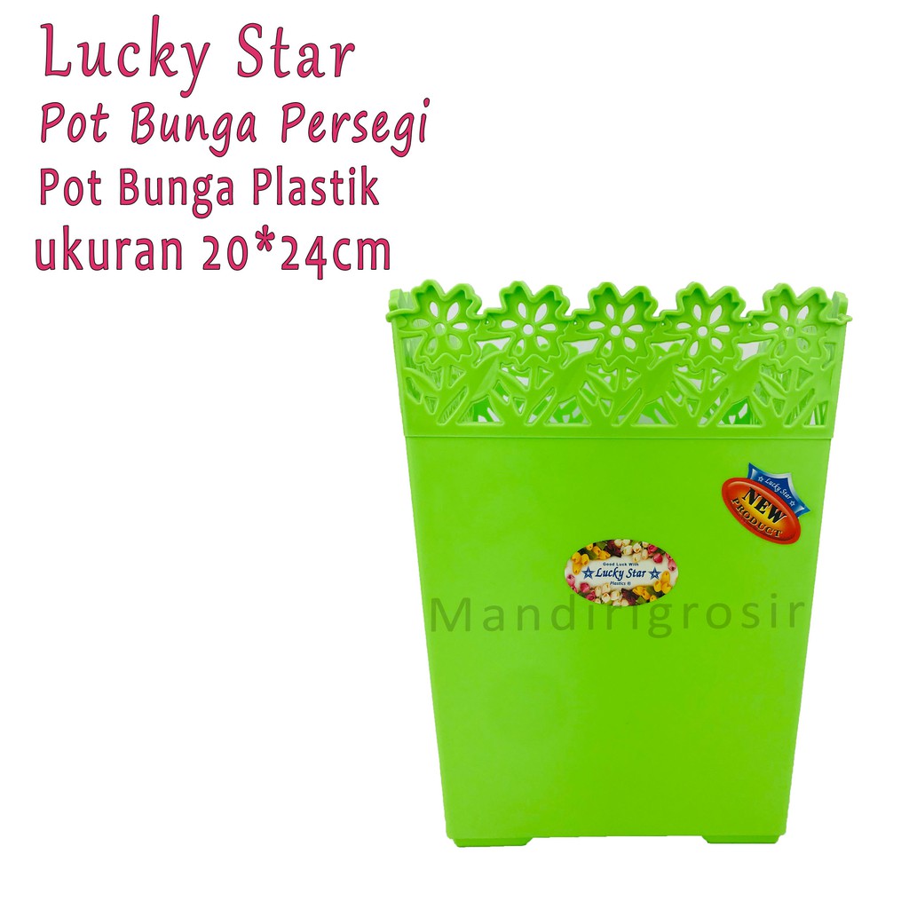 Pot bunga * Pot Bunga Segi * No.5381