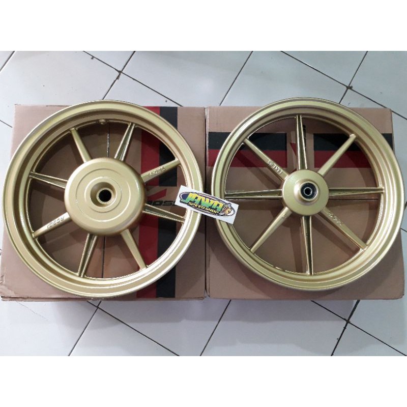 Velg plek vrossi venom comet gold copy RCB ring 14 uk 185 215 vario 125 vario 150 PCX CBU