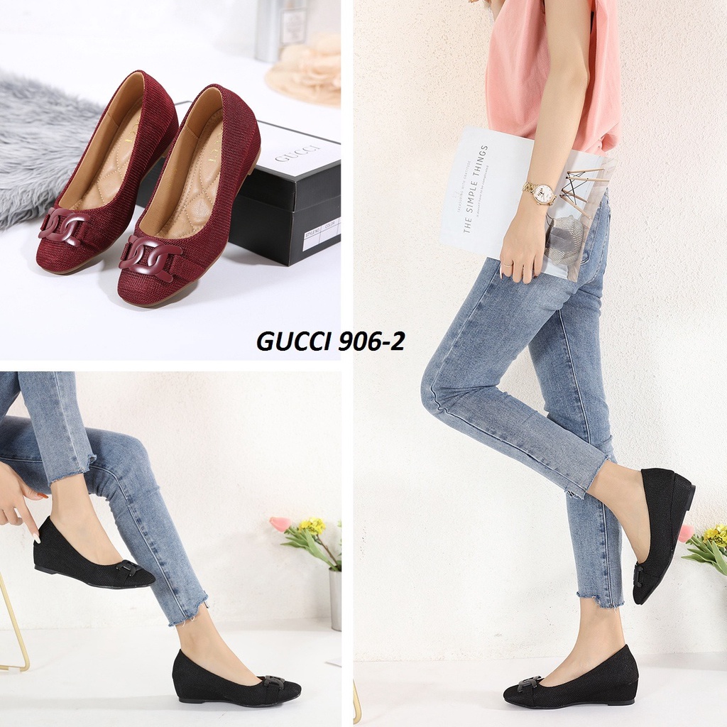 SEPATU WANITA WEDGES SHOES 906-2