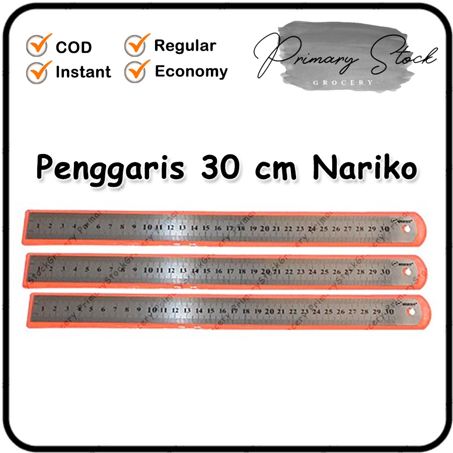 

Penggaris Besi 30cm Stainless Mistar Ruler 30 Cm Grosir 1 Pak Pack Nariko