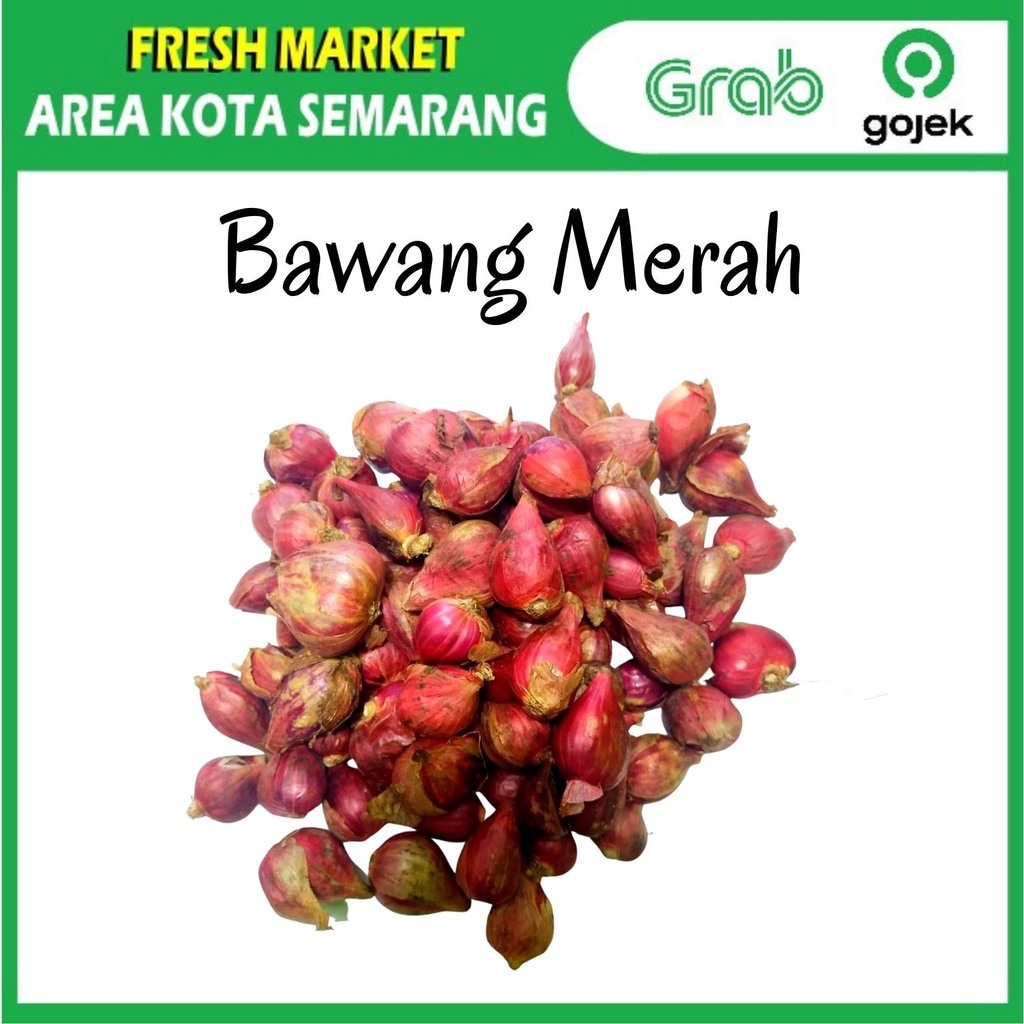 

[FRESH MARKET] Bawang Merah 250gr / 1/4 kg Bahan Pokok Bumbu Dapur