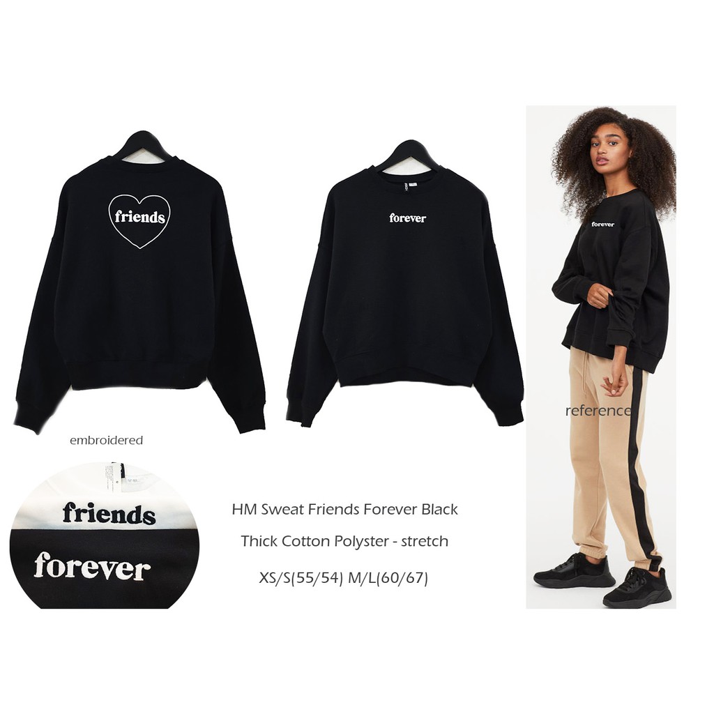 h&m friends sweatshirt