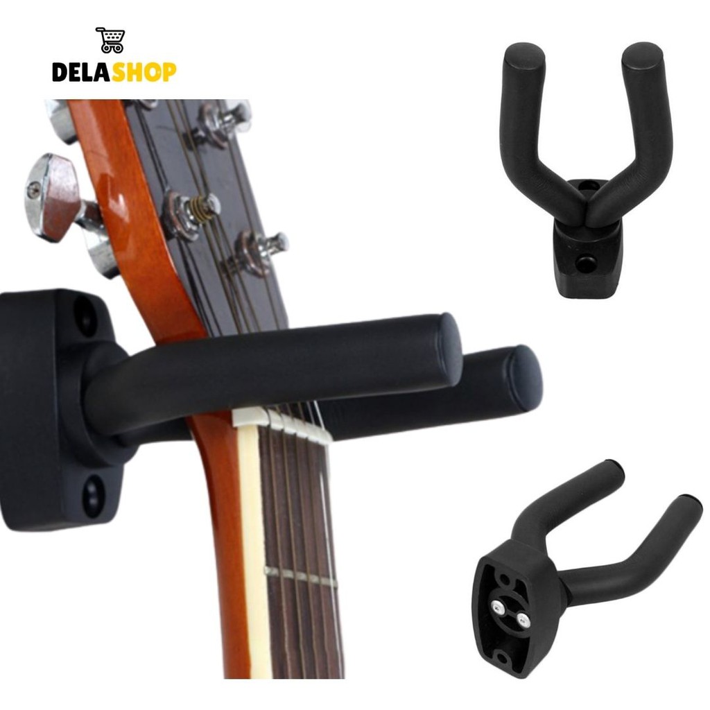 Stand Gitar gantung dinding atau wall stand gitar Bahan besi kuat murah / jk2l.