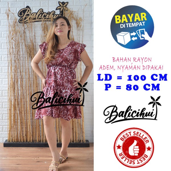 Balicihui Dress Canda Pendek Dress Wanita Dress Pendek Dress Bali Dress Pendek Wanita