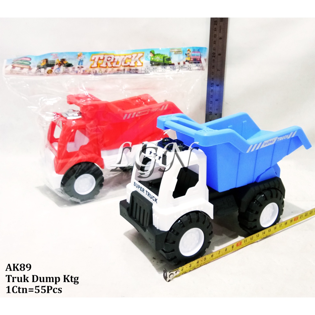 Mainan anak mobil mobilan dump truk - mobil dump truck AK89