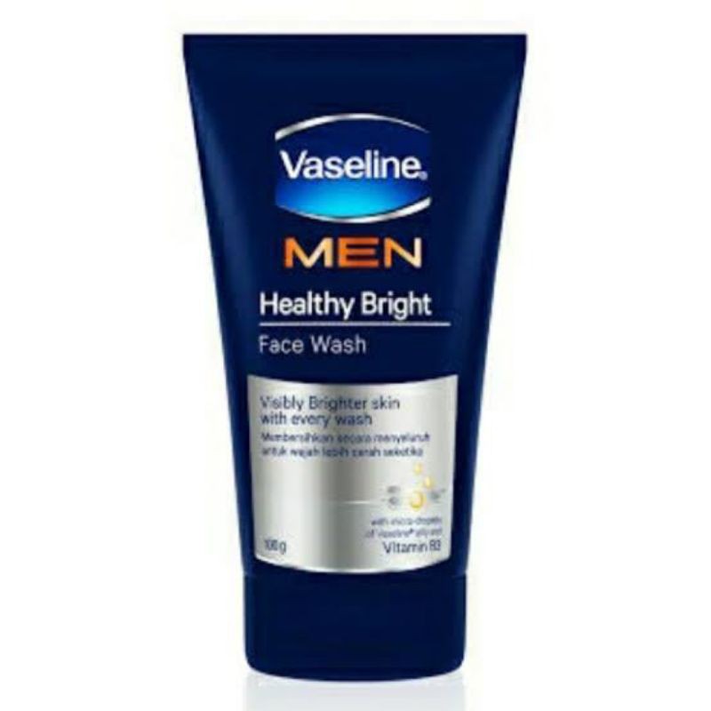 vaseline men healthy bright face wash 100g