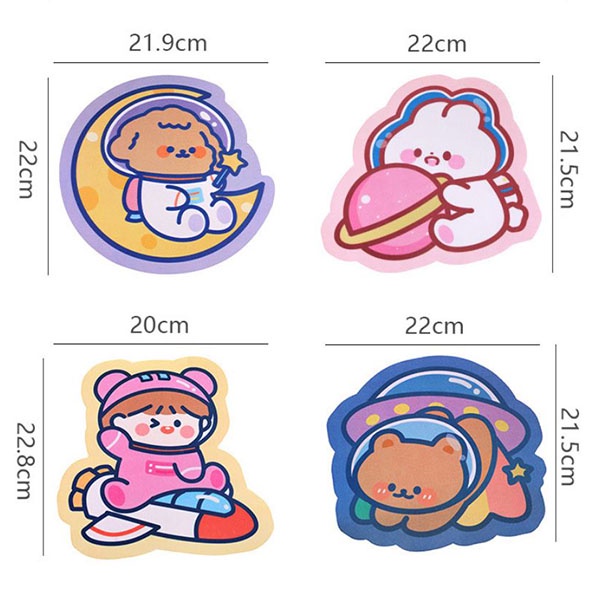 tatakan mouse kartun astronaut cartoon mouse pad smp007(2f1)