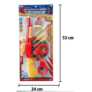MG 03 - Mainan Pistol Senapan Panjang Warna Peluru Cop Kaca / keramik Komplit Borgol MG03