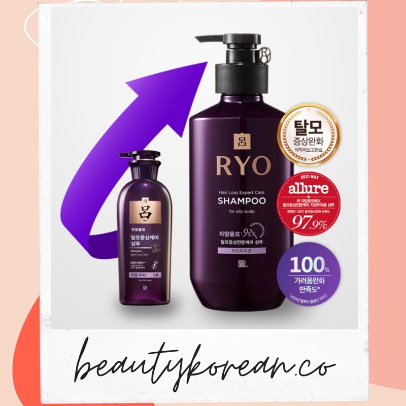 Ryo Jayangyunmo 9EX Hair Loss Expert Care Shampoo 400ml