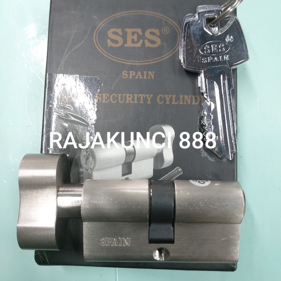 Silinder SES 6cm knob  Silinder ses 6cm  kunci SES warna SN