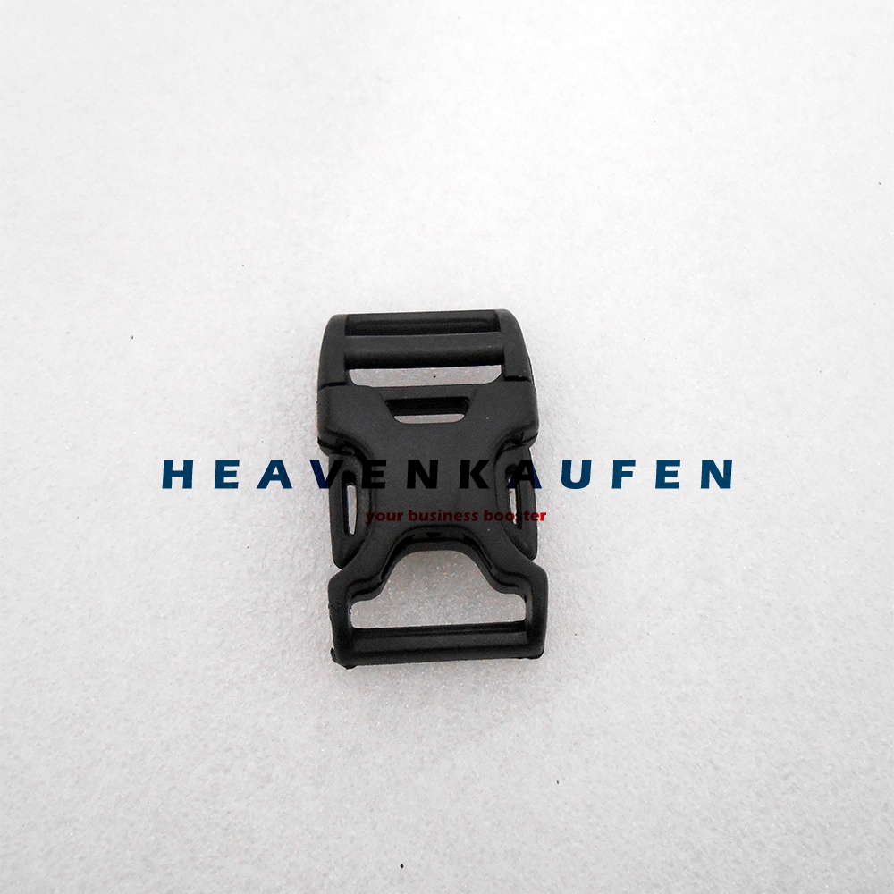 Buckle Kunci Sodok 2 cm Hitam Acetal Type G2X Ecer Grosir