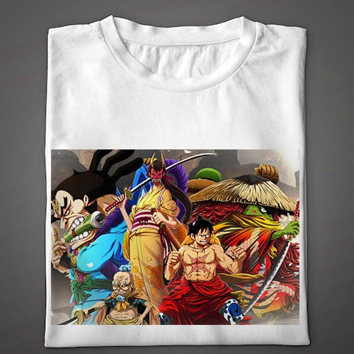 47 KAOS ANIME luffy wano kuni
