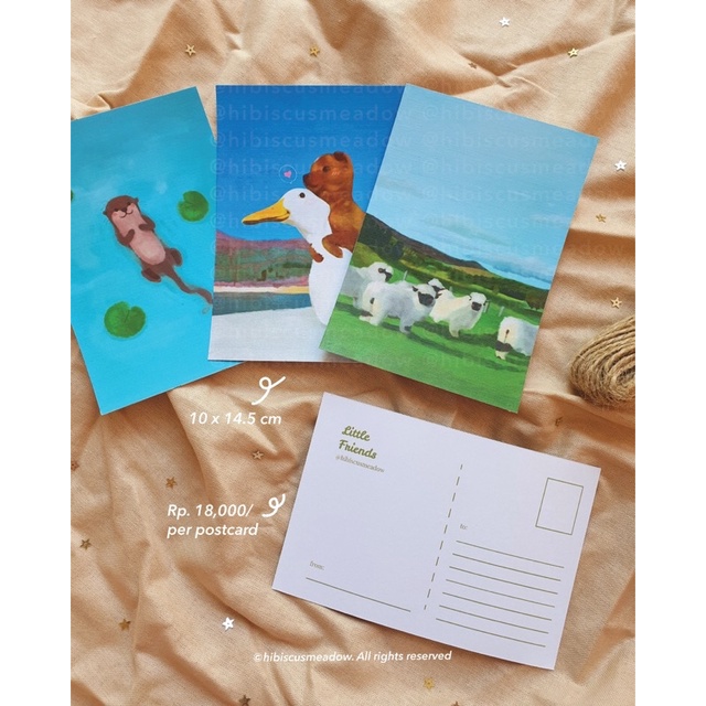 

Little Friends Postcard