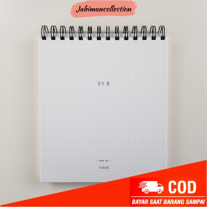 

✨ BISA COD ✨ Buku Notebook Dot 10mm Made in Korea