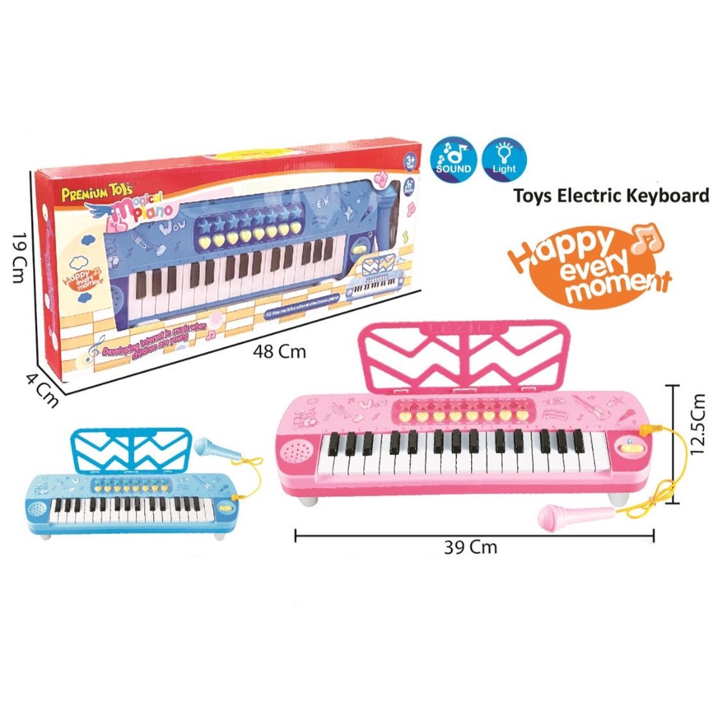 Multi Function Keyboard 37 Key - Mainan Anak Edukasi Piano Electronic - Mainan Anak