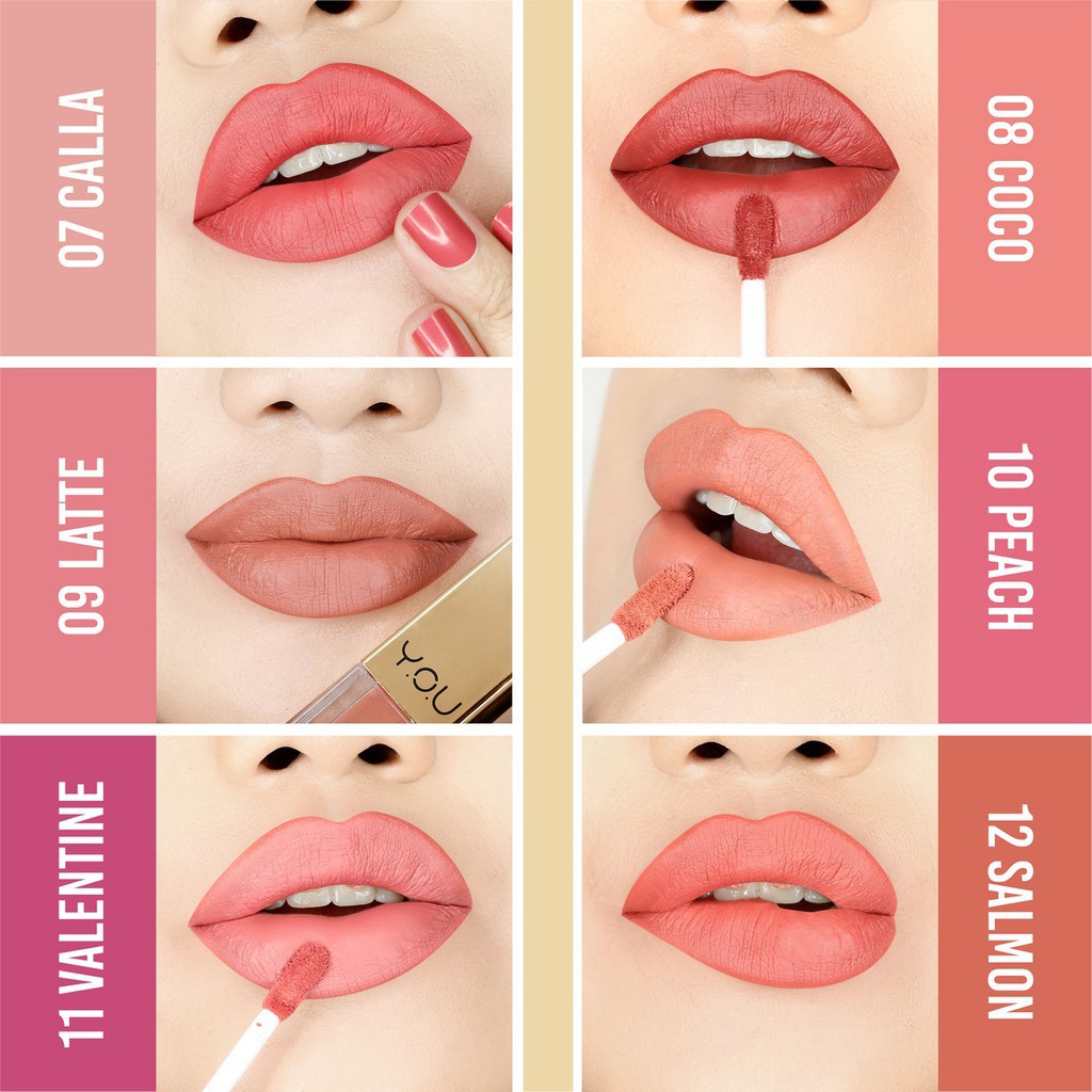 YOU THE GOLD ONE ROUGE VELVET MATTE LIP CREAM 4.5GR