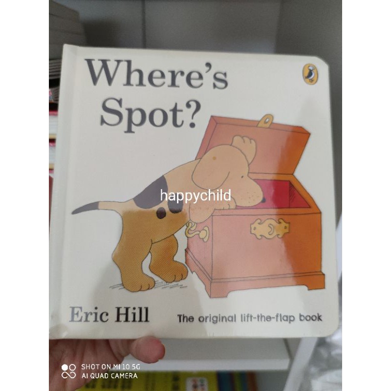 Original restok Where is Spot/lift the flap/buku anak /hide and seek /buku inggris/happychild