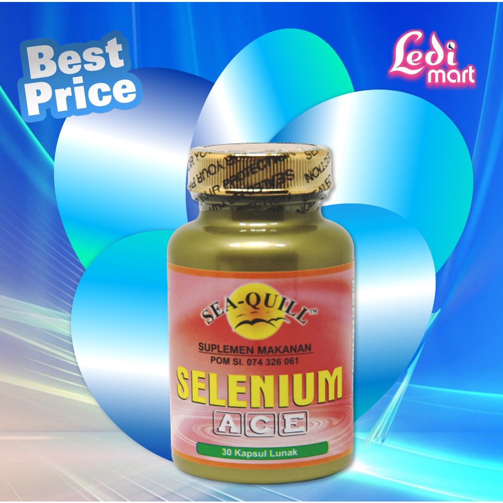 Sea-Quill Selenium A C E  30s &amp; 50s  / Sea Quill / Seaquill / Vitamin Daya Tahan Tubuh / LEDI MART