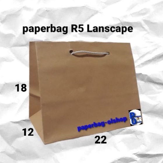 

paperbag R5 lanscape coklat (22×12×18)