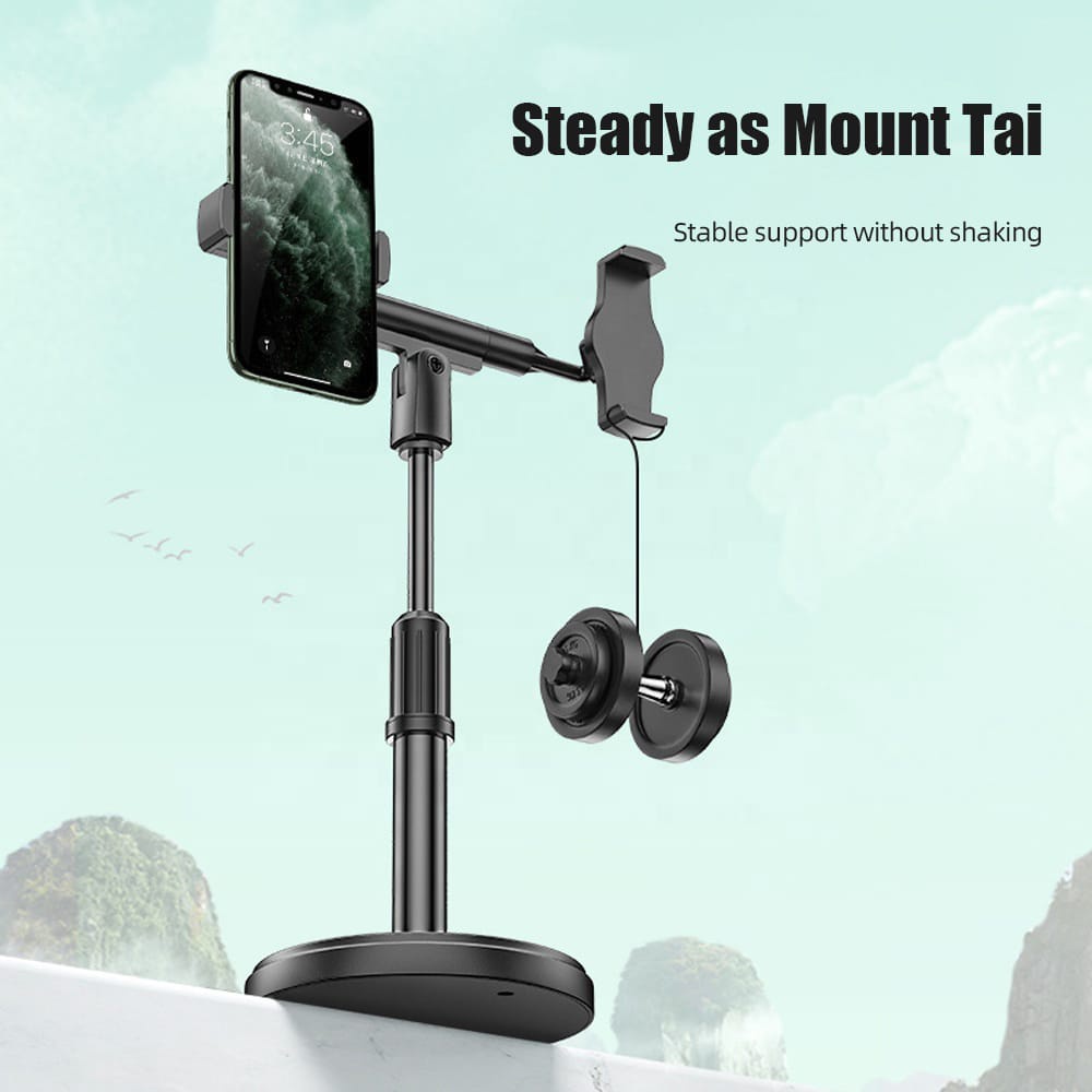 [WS] Desktop stand 360 Degree Rotating mobile phones holder Live Broadcast Stand Lazy Mobile Phone Holders magnetic car phone holder