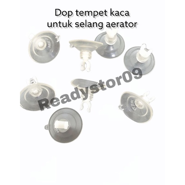 Dop tempelan kaca selang aerator / dop selang aquarium aquascape