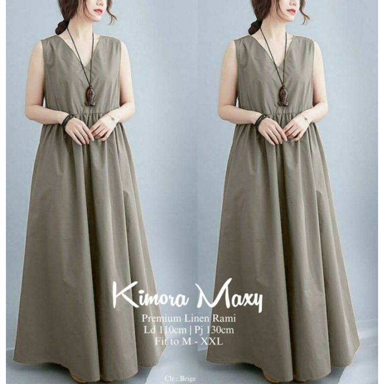 KIMORA MAXY DRES FASHION WANITA TERBARU