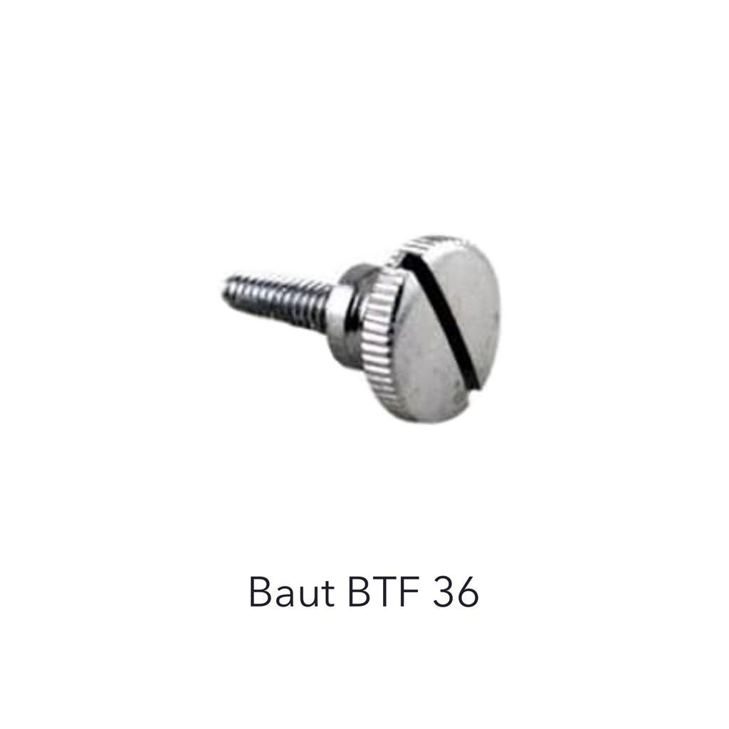 Baut BTF 36 Rumah Sepatu Mesin Jahit / Baut Corong