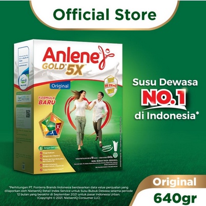 Anlene Gold Original / Vanila / Coklat 640gr/ Toko Makmur Online