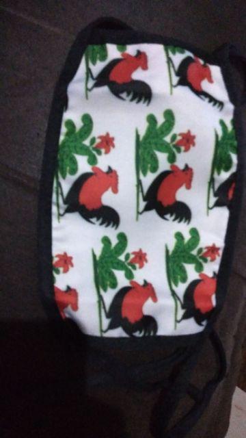 Masker Kain Mask Anti Debu Non Medis Cap Ayam Jago Mangkok