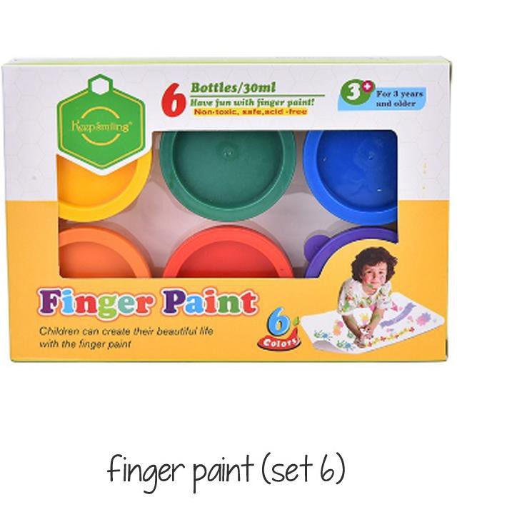 

Terkini Edufuntoys - FINGER PAINT - cat lukis tangan non toxic - melukis anak dengan tangan OIS