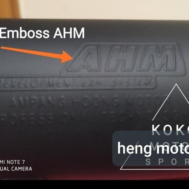 Jual Knalpot Standart Racing Ahm Vario 125 Vario 150 2017 Promo