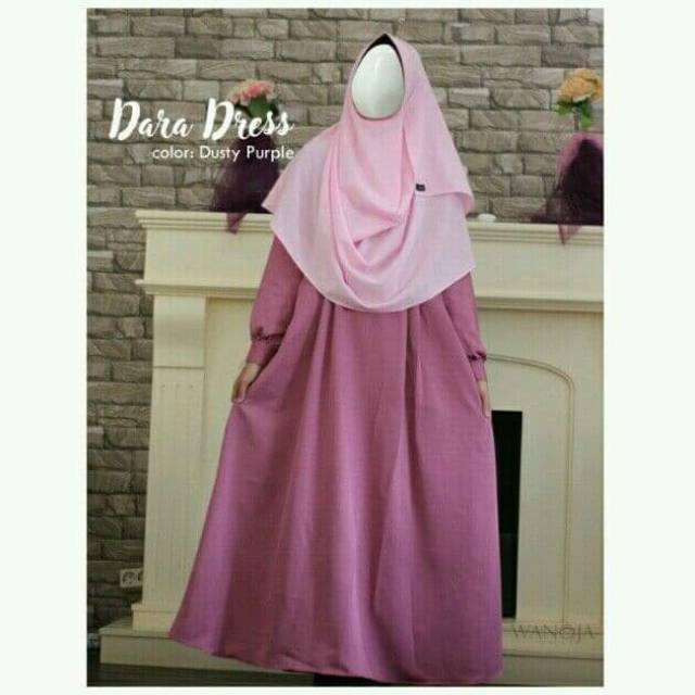 Dara dress wanoja / gamis balotely / gamis murah