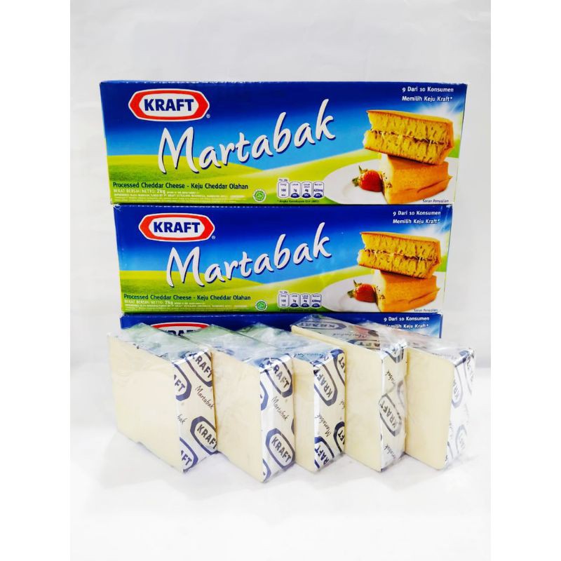 

Keju Kraft Martabak Repack -+250gr