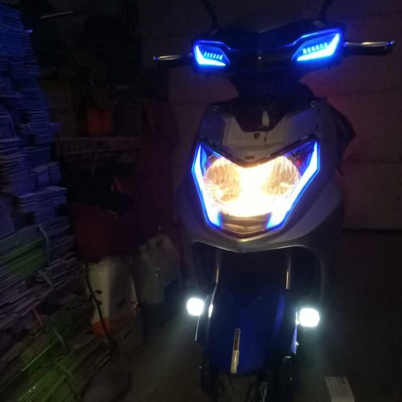 Terbaru ! Lampu Tembak Motor ATV LED Spotlight 18 LED - U9